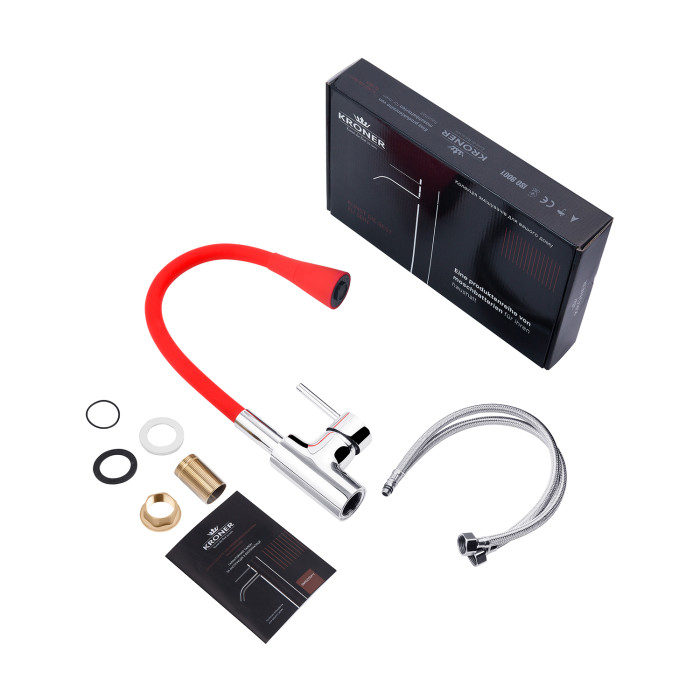 Змішувач для кухні Kroner KRP Küche - C031RED