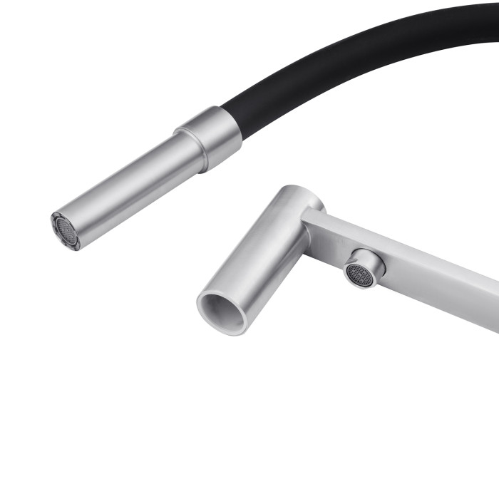 Змішувач для кухні з підключенням до фільтра Kroner KRP Edelstahl Klassisch - ESG03815BLK