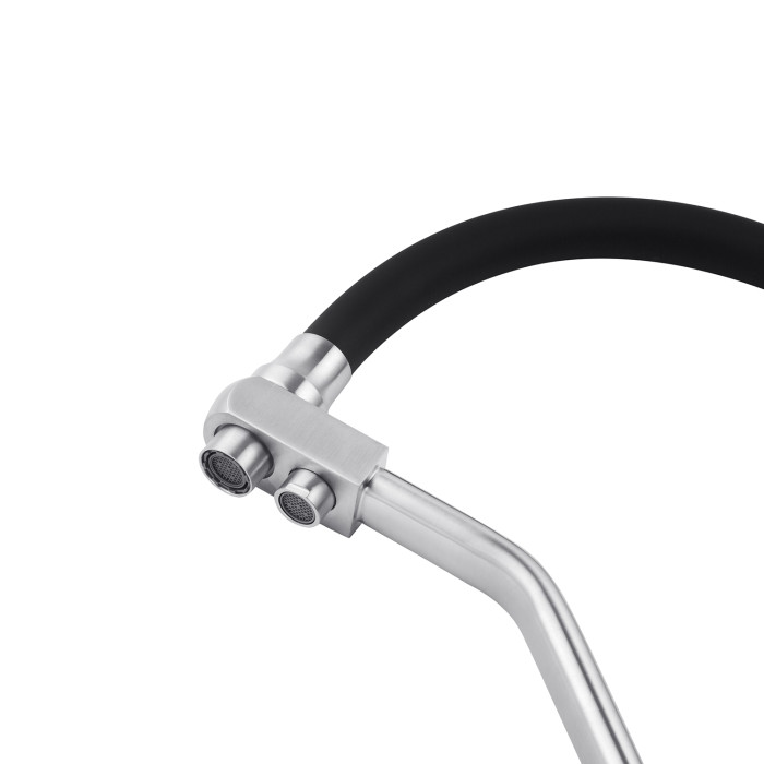 Змішувач для кухні з підключенням до фільтра Kroner KRP Edelstahl Klassisch - ESG03817BLK