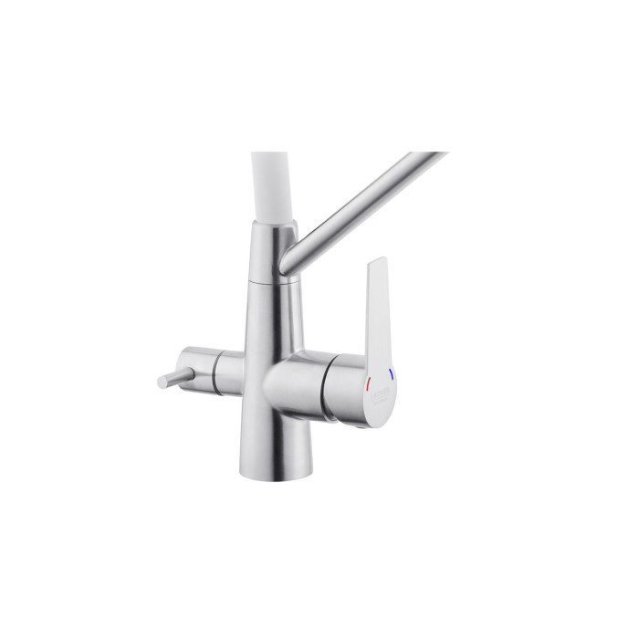 Змішувач для кухні з підключенням до фільтра Kroner KRP Edelstahl Klassisch - ESG03817WHI