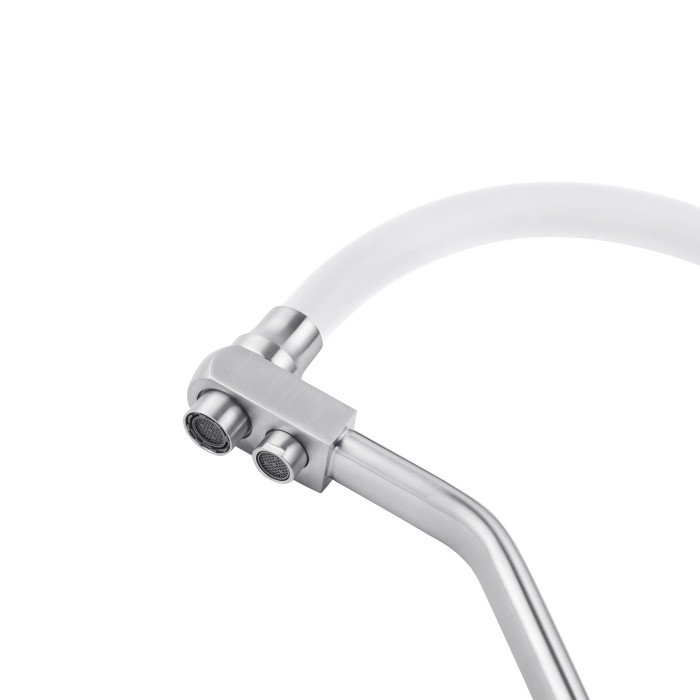 Змішувач для кухні з підключенням до фільтра Kroner KRP Edelstahl Klassisch - ESG03817WHI