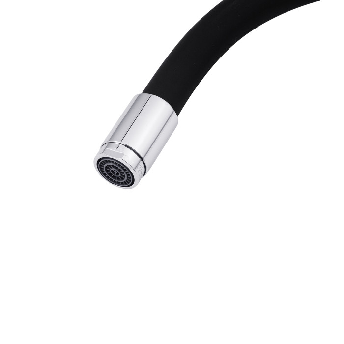 Змішувач для кухні з гнучким виливом Ibergrif M22112-2