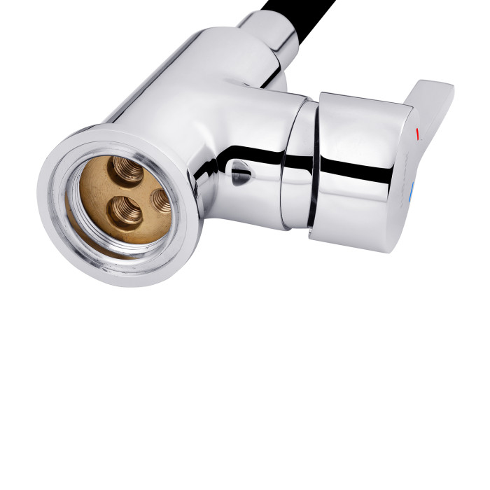 Змішувач для кухні з гнучким виливом Ibergrif M22112-2