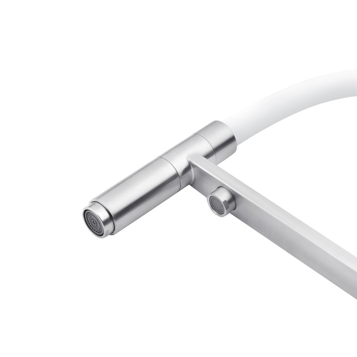 Змішувач для кухні з підключенням до фільтра Kroner KRP Edelstahl Klassisch - ESG03815WHI