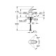 Змішувач для раковини Grohe Euroeco S-Size 32734000