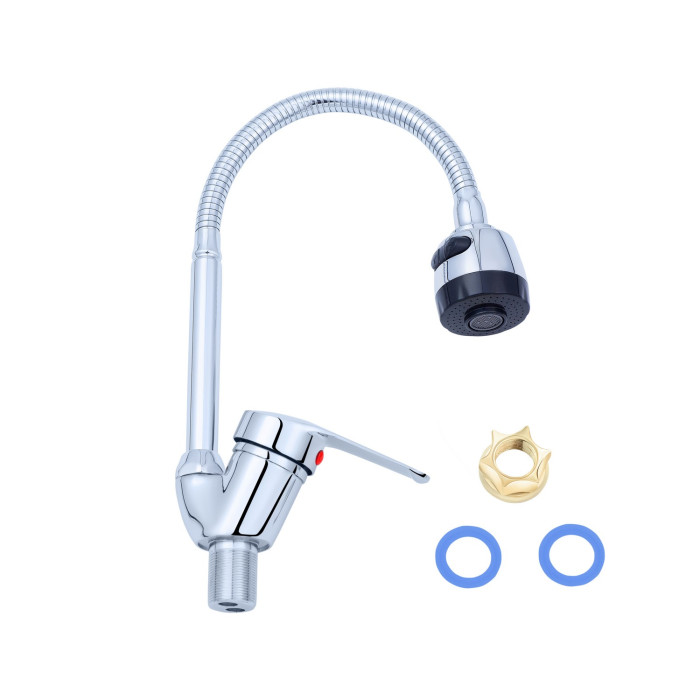 Змішувач для кухні з гнучким виливом Agua Sevilla - C039