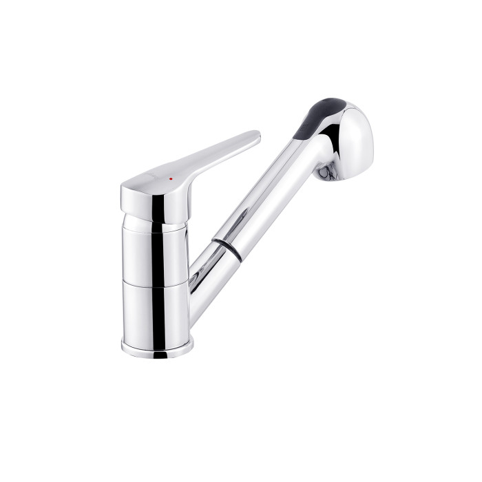 Змішувач для кухні з висувним зливом Ibergrif Roma M14550