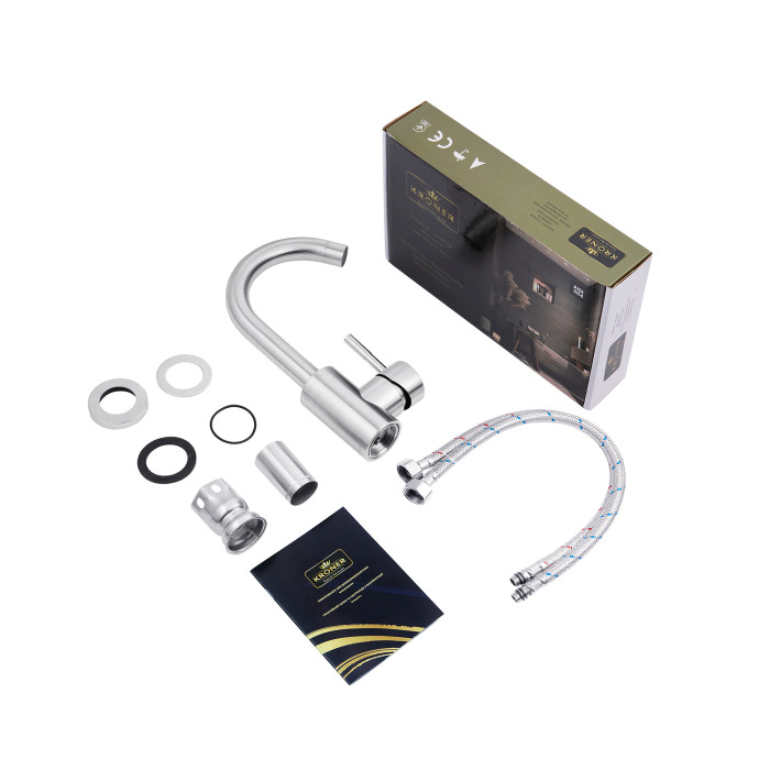 Змішувач для раковини Kroner KRP Edelstahl Klassisch - ESG011