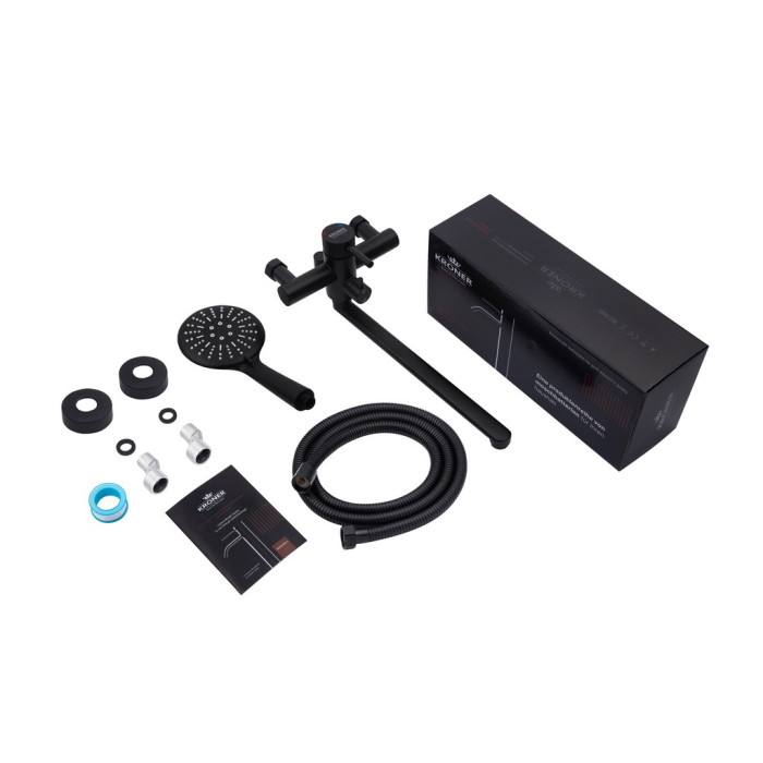 Змішувач для ванни Kroner KRP Edelstahl Klassisch - SCH070